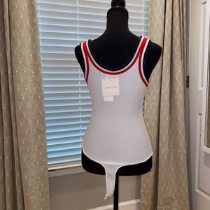 HONEY PUNCH white bodysuit (NEVER WORN)